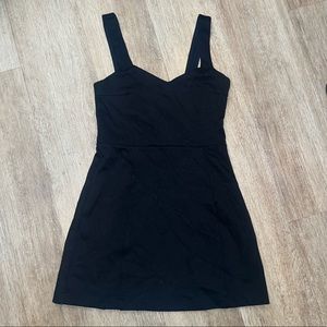 Black mini dress